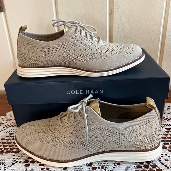 Cole Haan Original Grand Stitchlite Women's Wingtip Oxford Sneakers- Size 6.5 - Picture 1 of 7